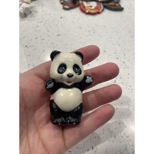 Vintage Animal Lovin' Barbie Toy Set Replacement Panda Figure 1988 Cake Topper